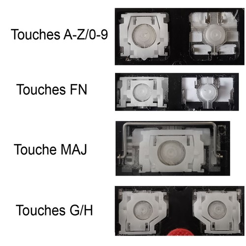 Touche clavier pour lenovo - de,