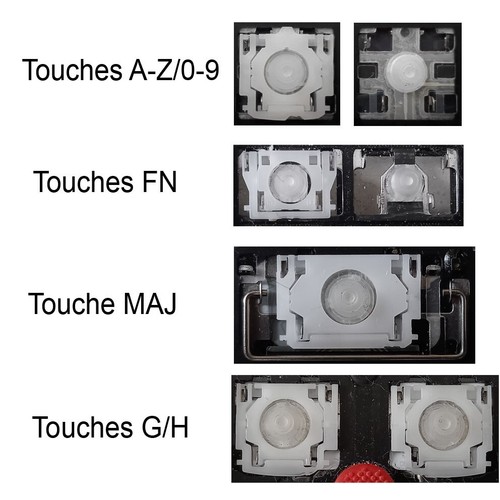 Touche clavier pour lenovo - touche,